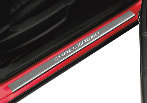 Mopar "Challenger" Door Sill Covers 08-14 Dodge Challenger - Click Image to Close